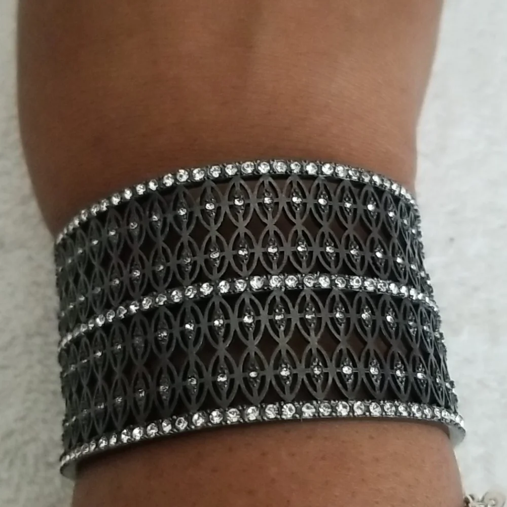 New Lucky Brand Crystal Cuff Bracelet